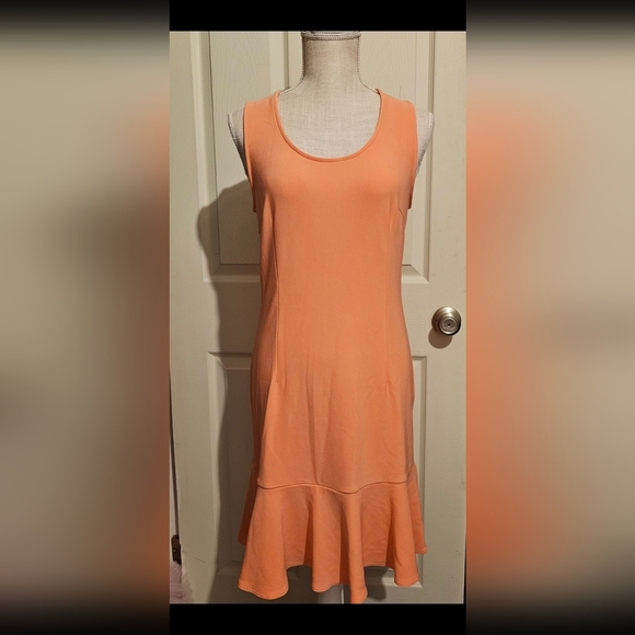 Boston Proper Dresses & Skirts - Boston proper peach ruffle dress